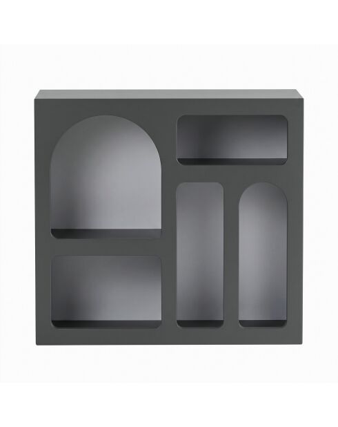 Consolle Lina antracite - 80x74x37 cm
