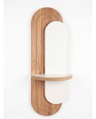 Artmtkwll13 dekorativer Spiegel aus Eichenholz - 70x26x13 cm