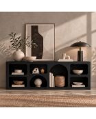 Console Vega noire - 160x51x40 cm