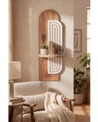 Artmtkwll12 Wandregal aus Eiche - 70x26x13 cm
