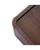 Gusto Milano salontafel in notenhout - 90x30x50 cm