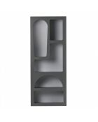 Boekenkast Aria antraciet - 60x150x32 cm