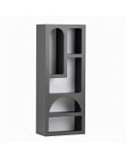 Boekenkast Aria antraciet - 60x150x32 cm