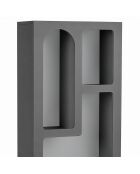Boekenkast Aria antraciet - 60x150x32 cm