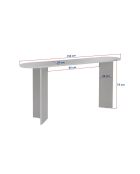 Credenza Sira Pusula in rovere - 150x75x35 cm