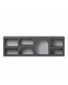 Console Vega anthracite - 160x51x40 cm