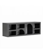 Console Vega anthracite - 160x51x40 cm