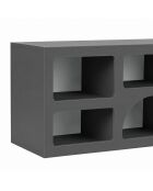 Console Vega anthracite - 160x51x40 cm
