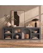 Console Vega anthracite - 160x51x40 cm