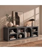 Console Vega anthracite - 160x51x40 cm