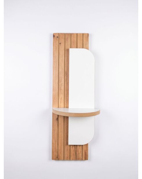 Artmtkwll14 dekorativer Spiegel aus Eichenholz - 70x26x13 cm