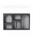 Vian 120 anthrazitfarbene Konsole - 120x74x37 cm