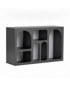 Vian 120 anthrazitfarbene Konsole - 120x74x37 cm