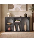 Vian 120 anthrazitfarbene Konsole - 120x74x37 cm