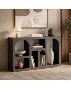 Vian 120 anthrazitfarbene Konsole - 120x74x37 cm