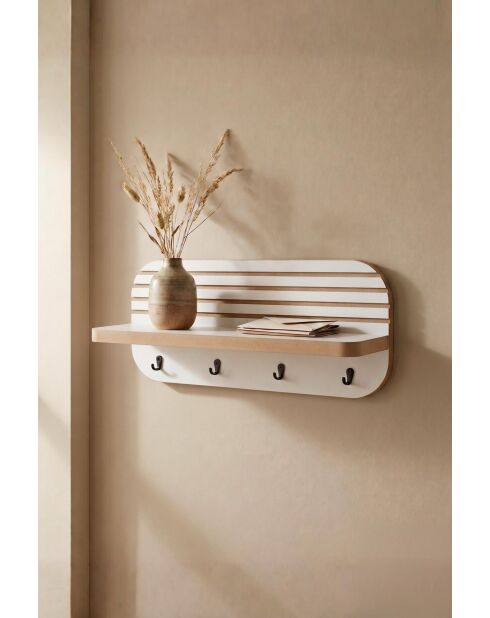 Artmtkwll9 wandplank wit - 40x18x11 cm