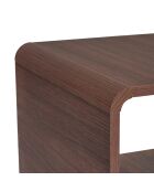 Salontafel in notenhout Porto Milano - 90x40x50 cm