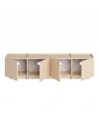 Meuble TV Lowen chêne Pusula - 180x46x35 cm