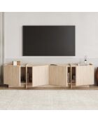 Meuble TV Lowen chêne Pusula - 180x46x35 cm