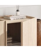 Meuble TV Lowen chêne Pusula - 180x46x35 cm