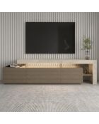 Porta TV Beliz travertin/rovere caldo - 192x53x37 cm