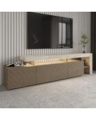 Porta TV Beliz travertin/rovere caldo - 192x53x37 cm
