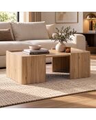Tavolino Gusto in rovere Sepet - 90x30x50 cm