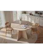 Tavolo da pranzo Virella Pusula in rovere - 120x75x120 cm