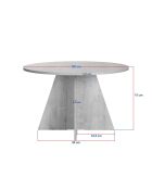 Tavolo da pranzo Virella Pusula in rovere - 120x75x120 cm