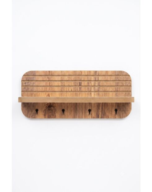 Artmtkwll9 eikenhouten wandplank - 40x18x11 cm
