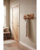 Étagère murale Artmtkwll9 chêne - 40x18x11 cm