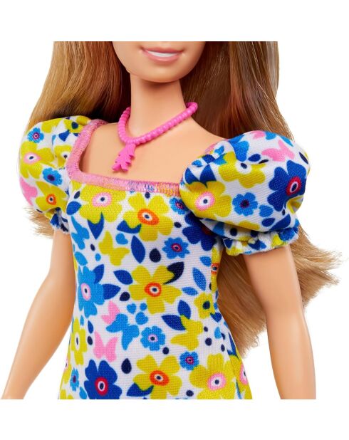Abito per bambola Barbie Fashionista Flowers Down 65 anni Barbie multicolore 3 anni +