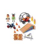 Duo de cascadeurs avec quad et moto Action Heroes multicolores 4 ans +
