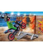Duo de cascadeurs avec quad et moto Action Heroes multicolores 4 ans +