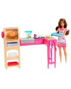 Set de cuisine Barbie Teresa avec poupée multicolores 3 ans +