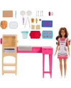 Set de cuisine Barbie Teresa avec poupée multicolores 3 ans +