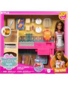 Set de cuisine Barbie Teresa avec poupée multicolores 3 ans +