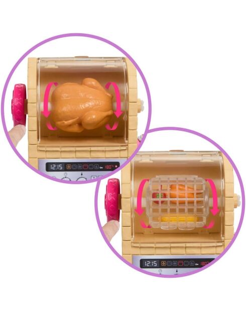 Set de cuisine Barbie Teresa avec poupée multicolores 3 ans +