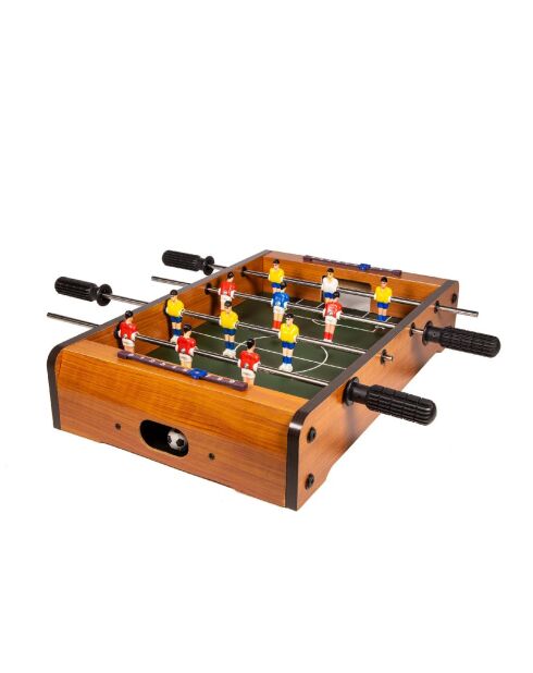 Table De Baby-foot vert et marron - 51x31x10 Cm 6 ans +