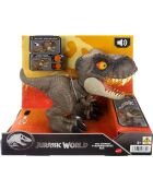 Fisher-Price Jurassic World - Statuetta interattiva a forma di tirannosauro, 24 cm, multicolore, 4 anni +