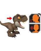 Fisher-Price Jurassic World - Statuetta interattiva a forma di tirannosauro, 24 cm, multicolore, 4 anni +