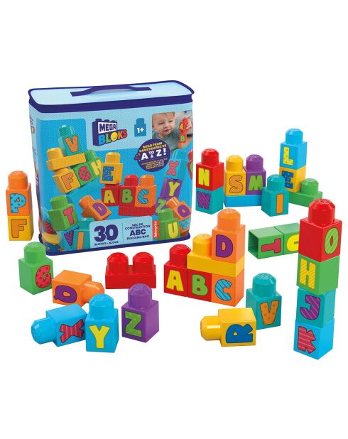 Game MEGA Block blocs de construction pour enfants 30pieces multicolores 12MOIS +
