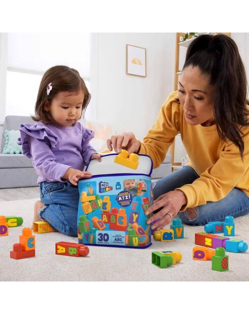 Gioco MEGA Block Building Block per bambini 30 pezzi multicolore 12 MESI +
