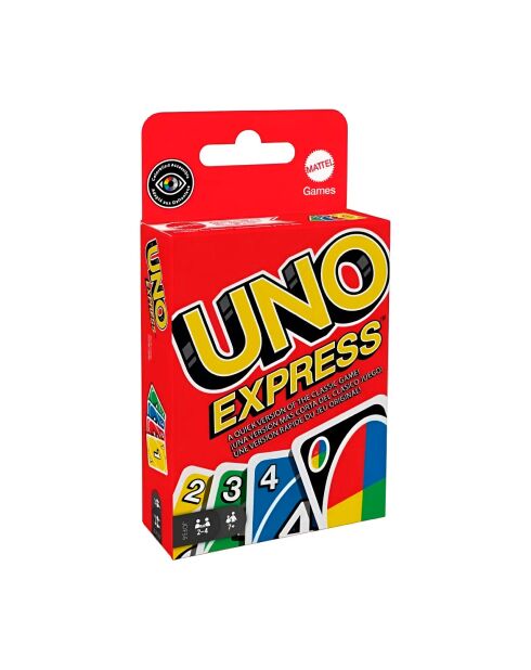 Games jeux de cartes UNO EXPRESS multicolores 7 ans +