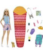 Bambola Barbie multicolore Malibu Camping 3 anni +