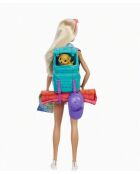 Bambola Barbie multicolore Malibu Camping 3 anni +