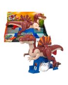 Figure Fisher-Price Imaginext Srint Spino - The Jurassic World Spinosaurus Race - 24 cm multicolore 3 anni +