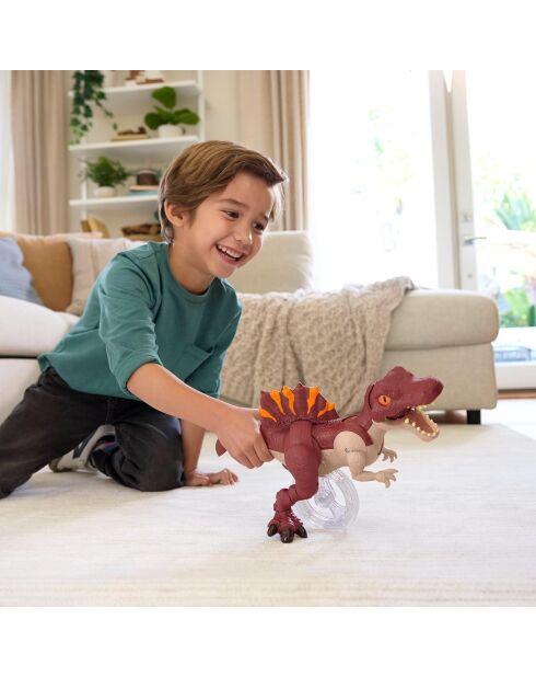 Figure Fisher-Price Imaginext Srint Spino - The Jurassic World Spinosaurus Race - 24 cm multicolore 3 anni +