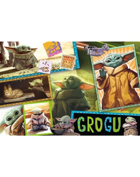 STAR WARS - Grogu & le Mandalorien - Puzzle 160pcs multicolores - 6ANS +