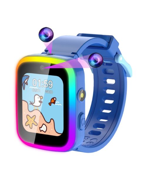 Montre Connectée edition Godzilla + Appareil photo et Caméra bleu 5 ans +